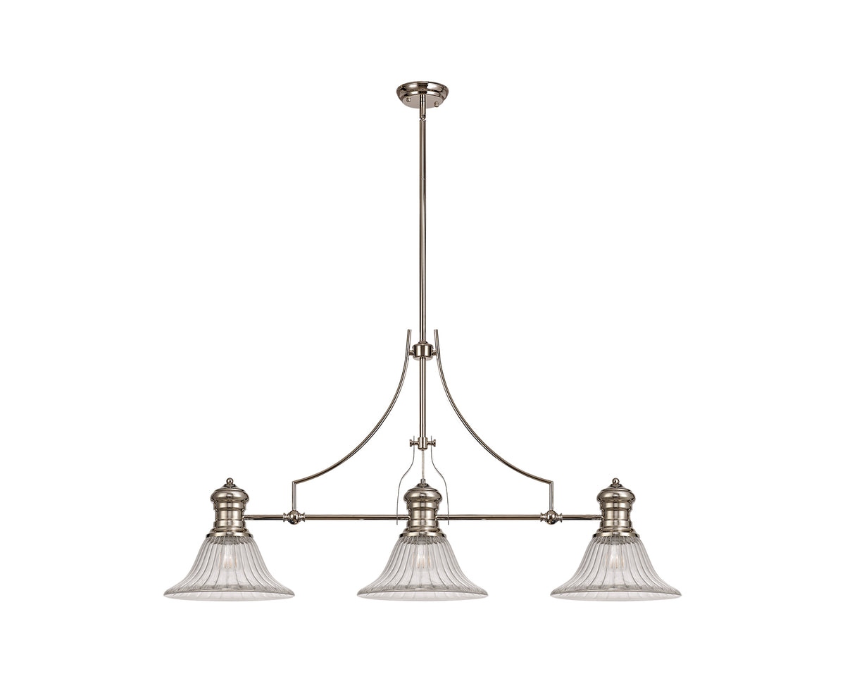 Guttenberg 3 Light Linear Pendant  EM7630-KHSA