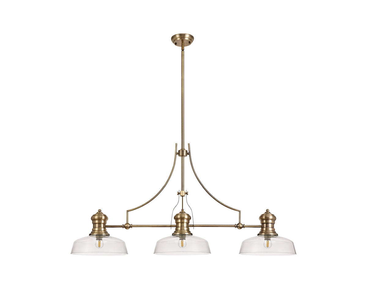 Guttenberg 3 Light Linear Pendant  EM9530-KHSA