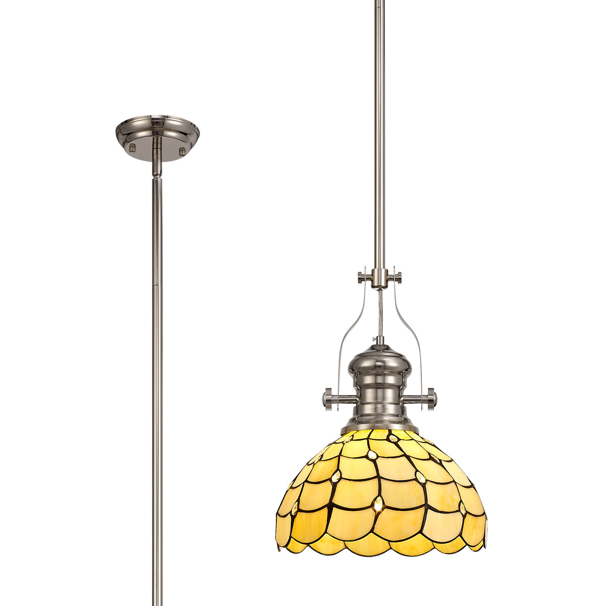 Guttenberg/Dunaway 1 Light Pendant  EM9640-KHSA