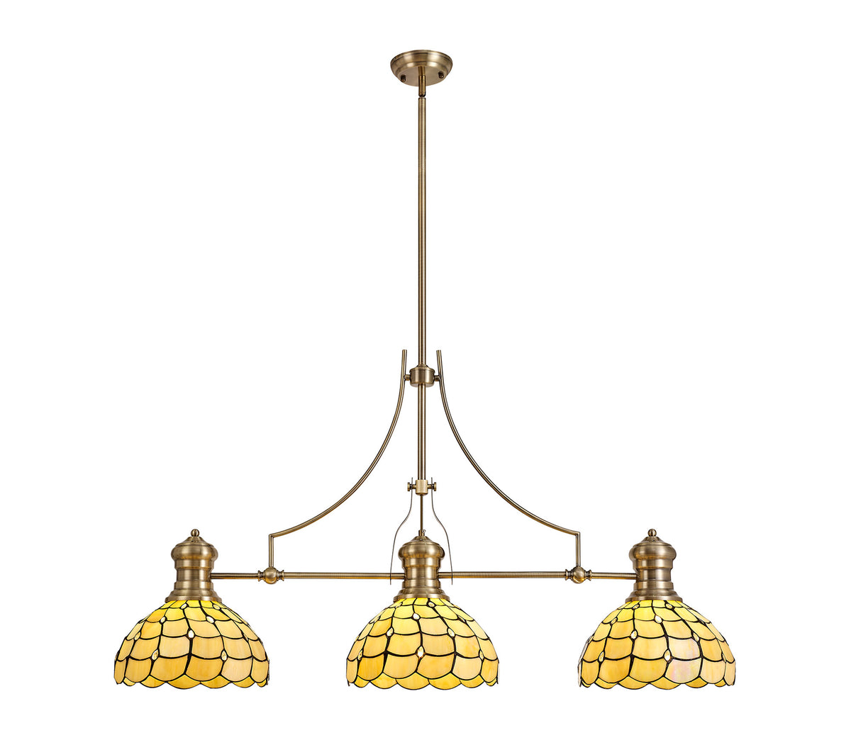 Guttenberg, Dunaway 3 Light Linear Pendant EM9740-KHSA