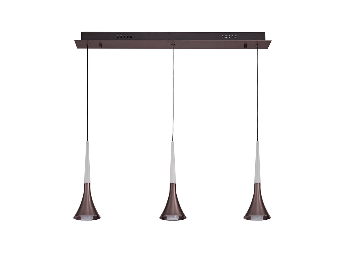 Hardy 3 Light Linear Pendant,  EM2617-HSA