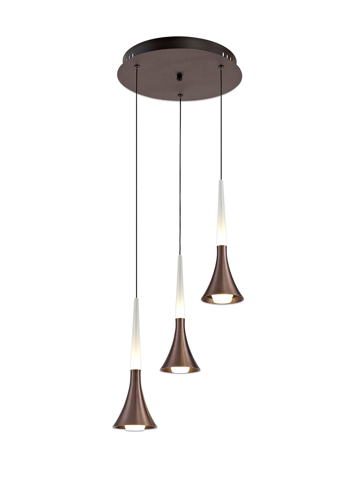 Hardy 3 Light Round Pendant,  EM3617-HSA