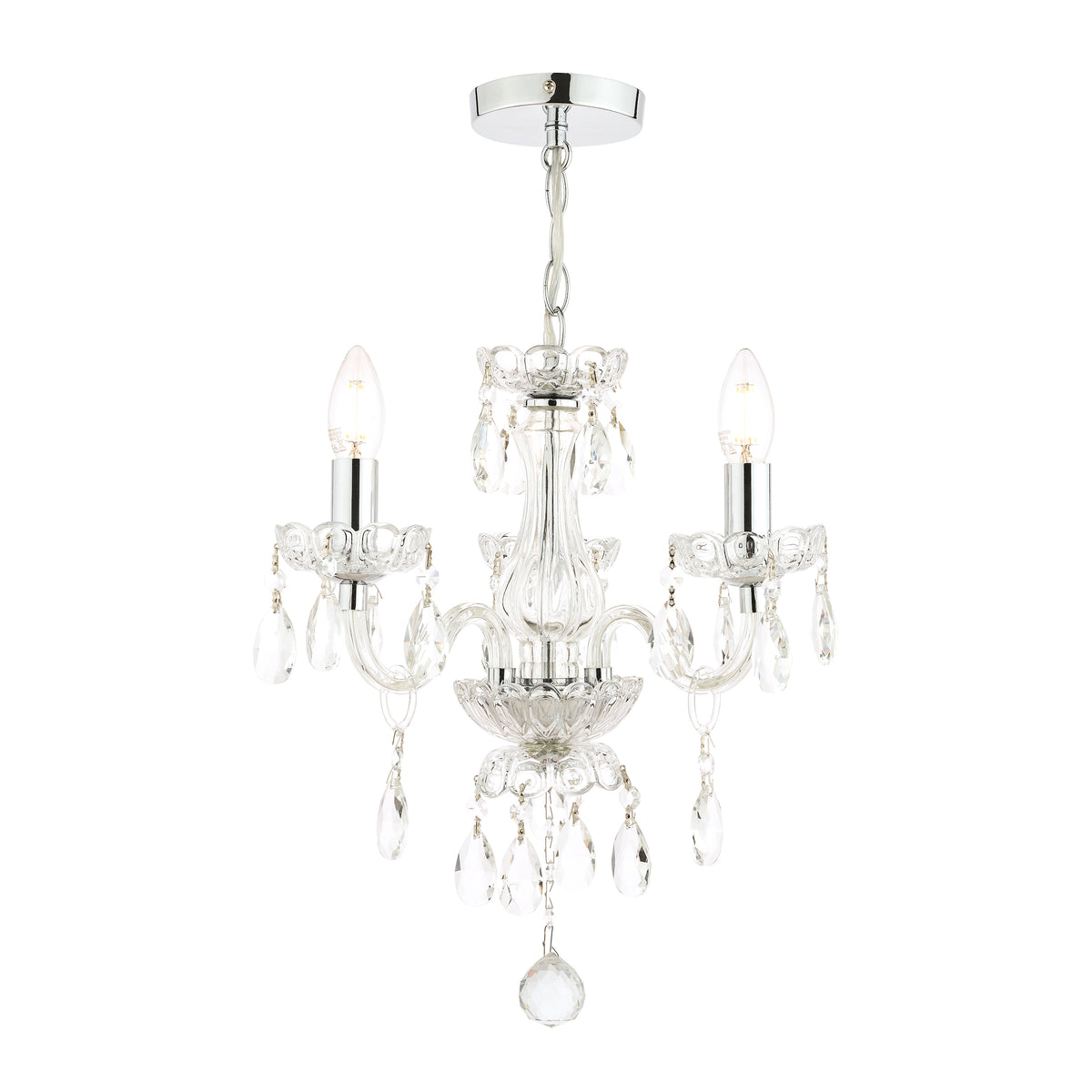 Laura Ashley LA3691062 Harriet 3 Light Chandelier
