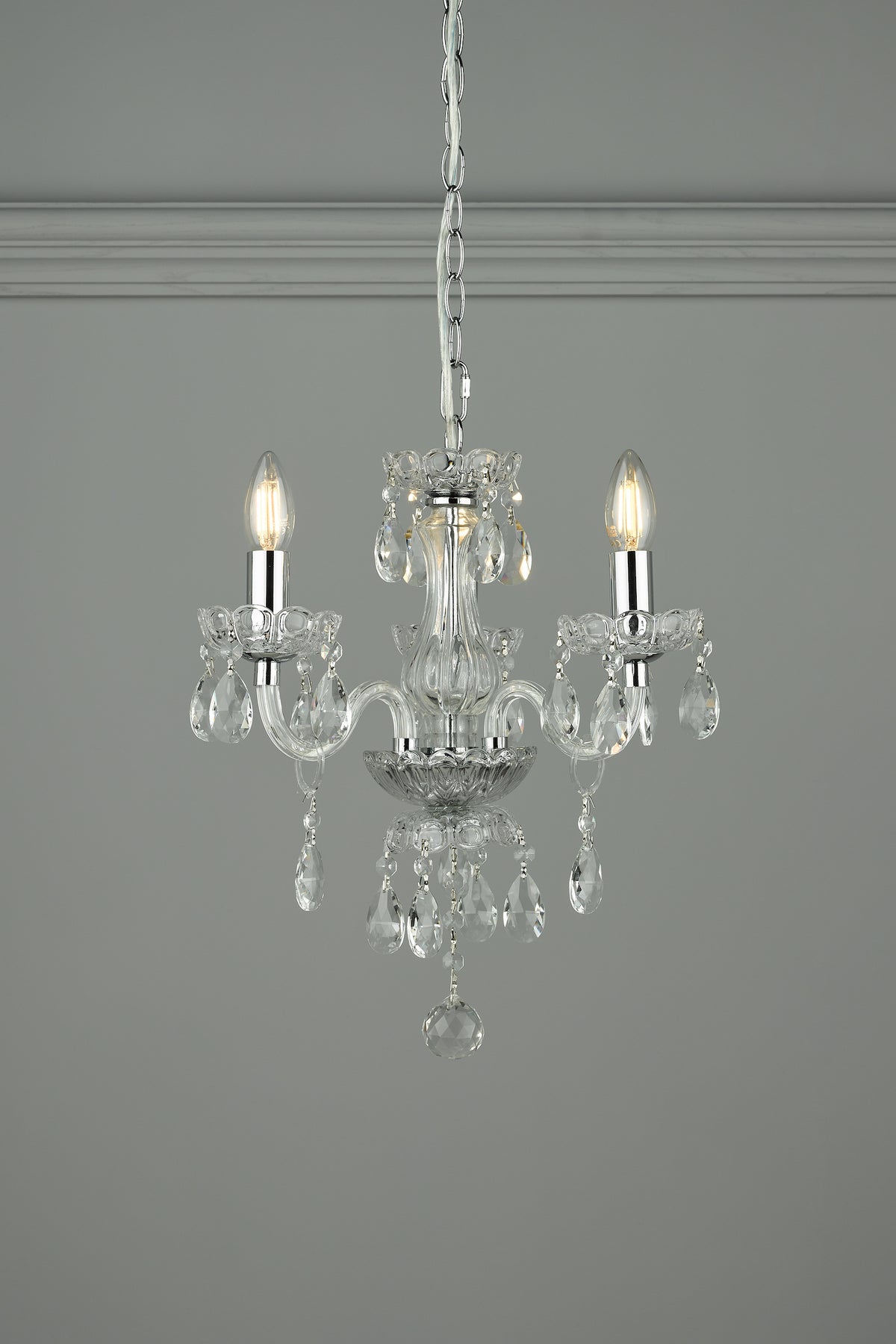 Laura Ashley LA3691062 Harriet 3 Light Chandelier
