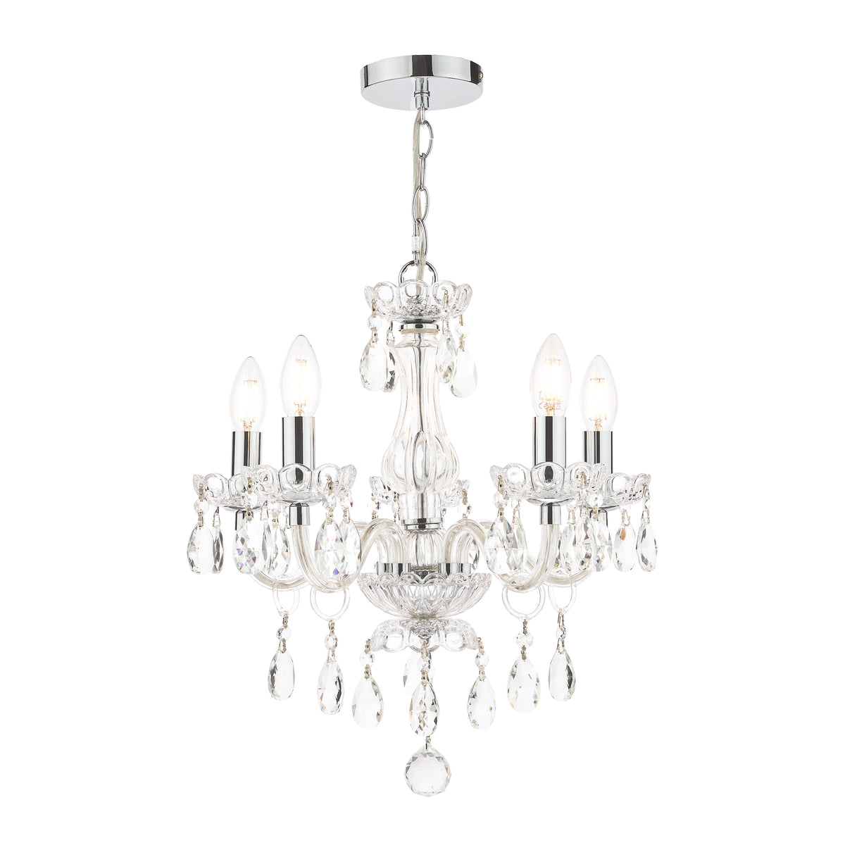 Laura Ashley LA3710919-Q Harriet 5 Light Chandelier