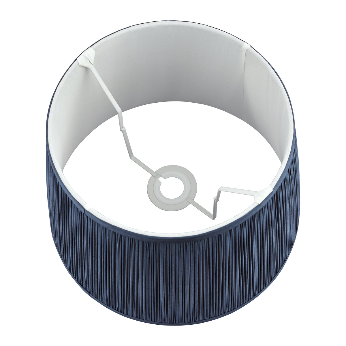 Laura Ashley LA3712376-Q Hemsley Pleated Shade Blue 10&quot;