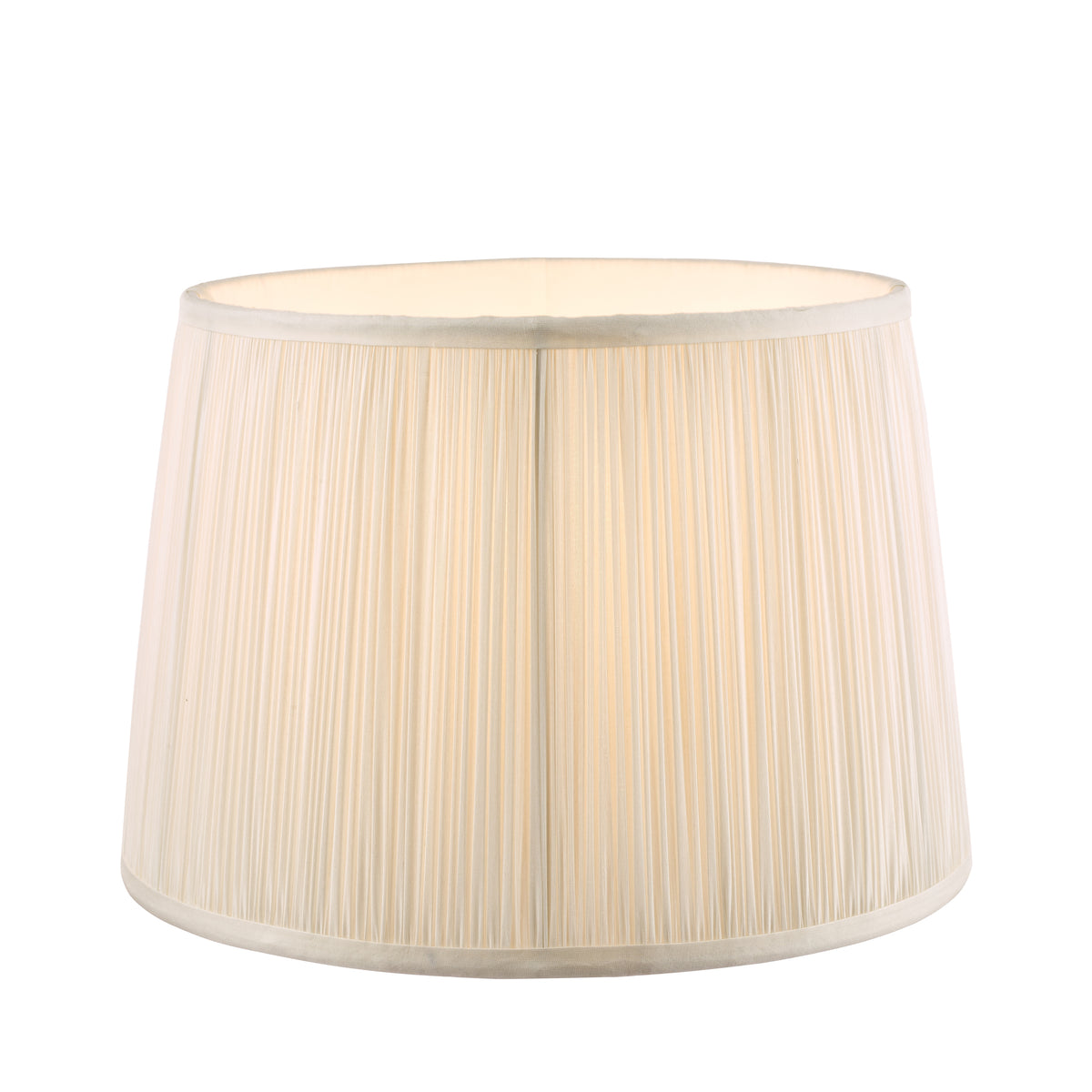 Laura Ashley LA3703518-Q Hemsley Pleated Shade Cream 8&quot;