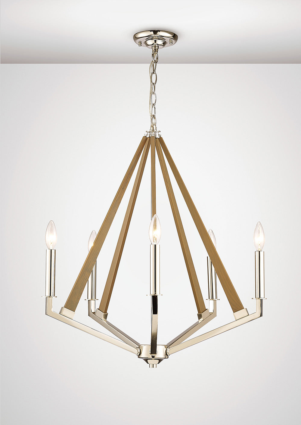 Diyas IL31682 Hilton 5 Light Pendant