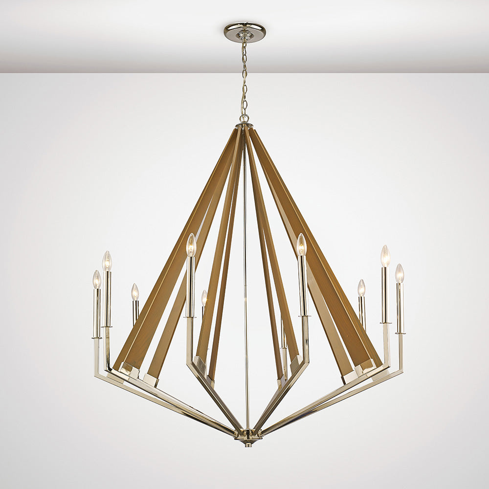 Diyas IL31683 Hilton 10 Light Pendant