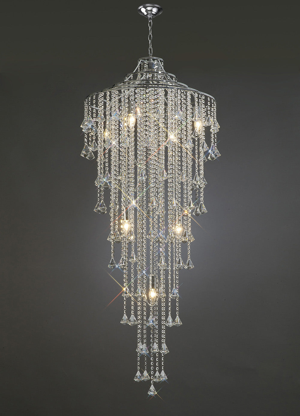 Diyas IL30775 Inina 7 Light Pendant