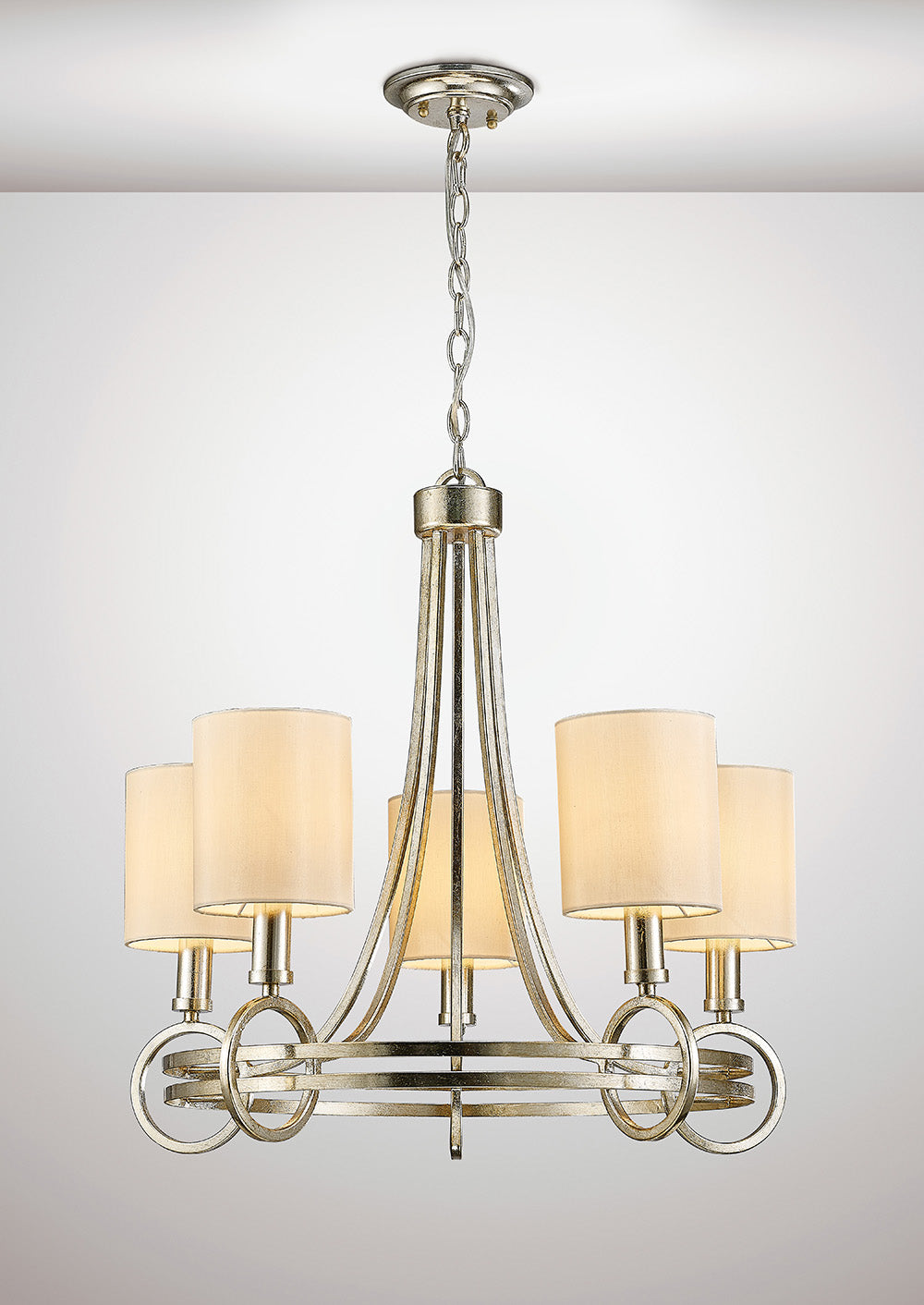 Diyas IL31702 Isabella 5 Light Pendant