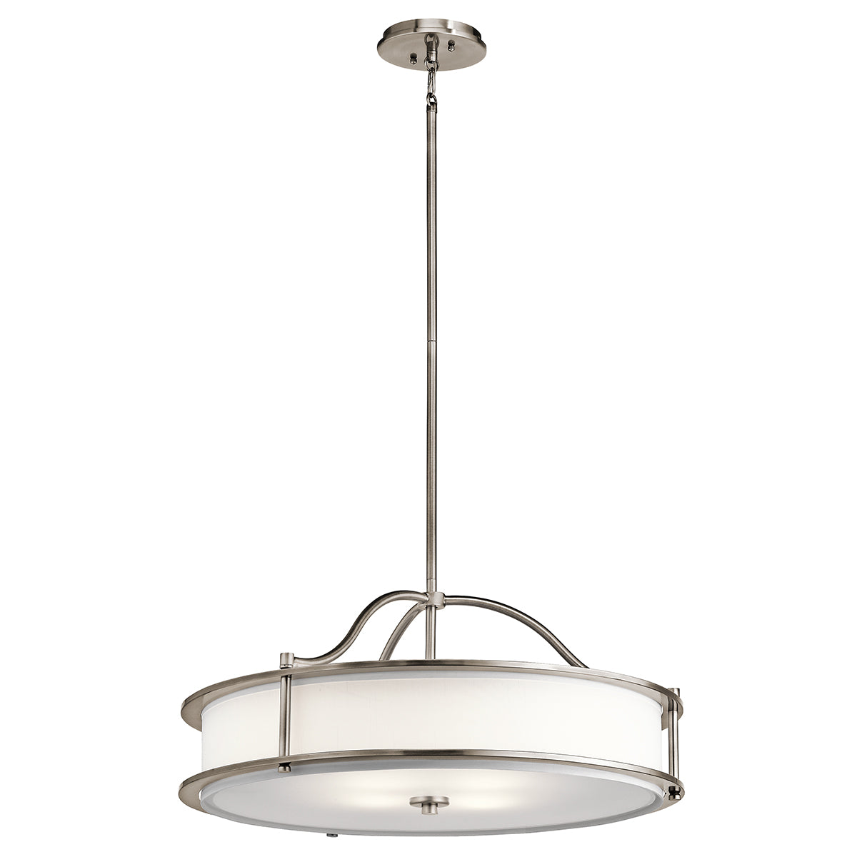 Elstead KL/EMORY/P/M Kichler Emory 4 Light Chandelier/ Semi Flush Classic Pewter