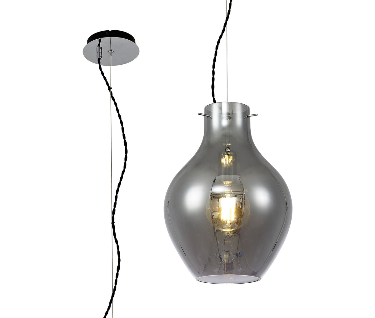 Kline Pendant 28cm Round,  EM5148-HSA