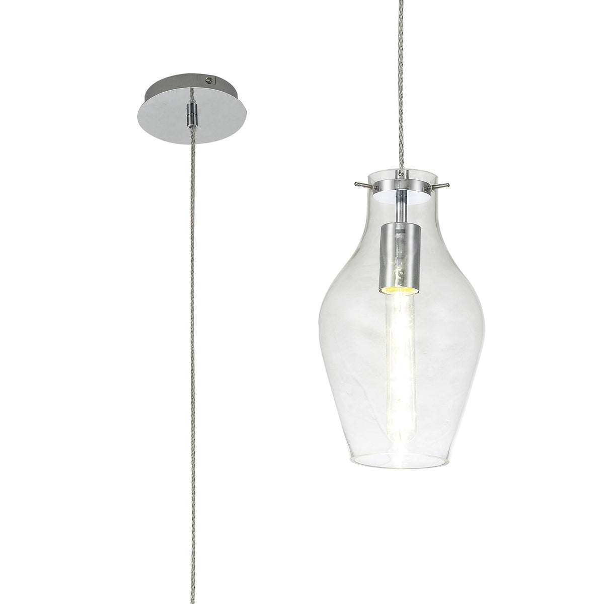 Kline Pendant 17cm Round,  EM7148-HSA