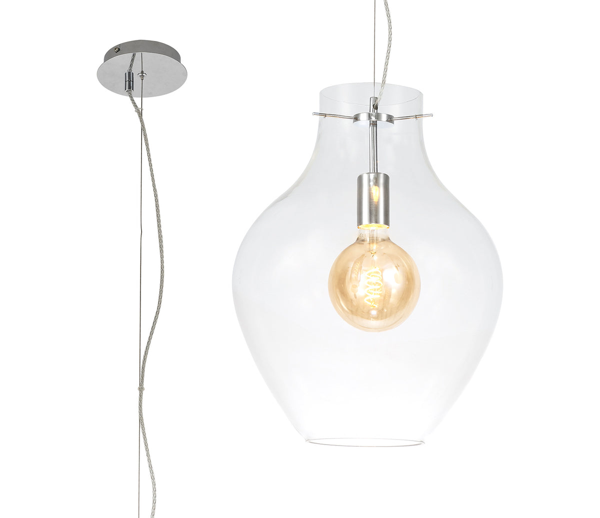 Kline Pendant 38cm Round, EM9148-HSA