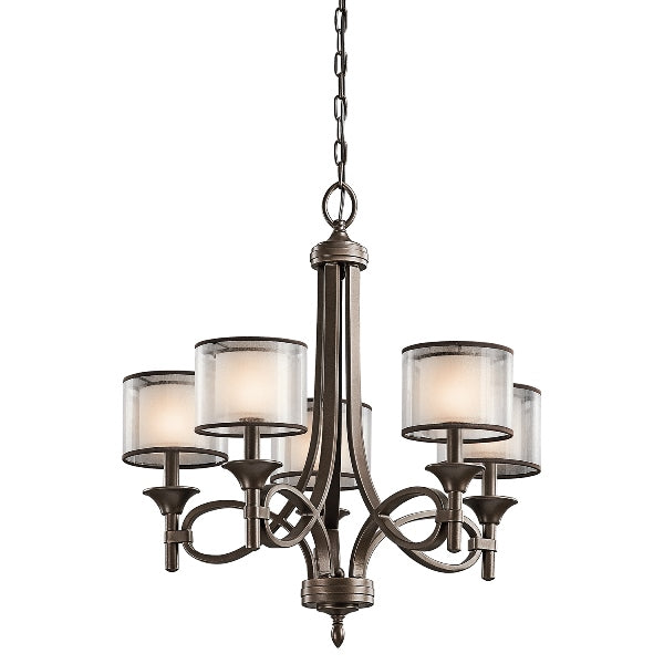 Elstead KL/LACEY5 MB Kichler Lacey 5 Light Chandelier