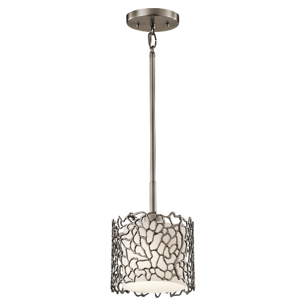 Elstead KL/SILCORAL/MP Kichler Silver Coral Mini Pendant