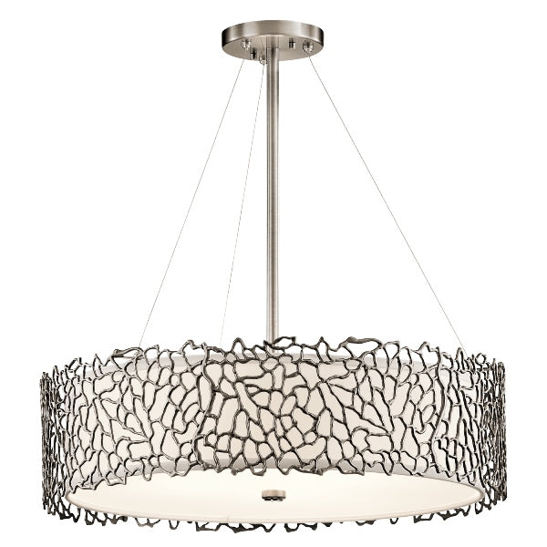 Elstead KL/SILCORAL/P/B Kichler Silver Coral Pendant
