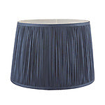 Laura Ashley LA3712378-Q Hemsley Pleated Shade Blue 8&quot;