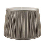Laura Ashley LA3713803-Q Hemsley Pleated Shade Grey 12&quot;