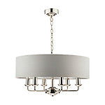 Laura Ashley LA3718274-Q Sorrento 6 Light Pendant Polished Nickel