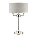 Laura Ashley LA3718286-Q Sorrento Table Lamp Polished Nickel