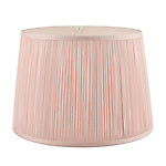 Laura Ashley LA3721522-Q Hemsley Pleated Shade Blush Pink 8&quot;