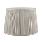 Laura Ashley LA3724678-Q Hemsley Pleated Shade Silver 10"