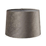 Laura Ashley LA3743731-Q Velvet Empire Shade Grey 12&quot;
