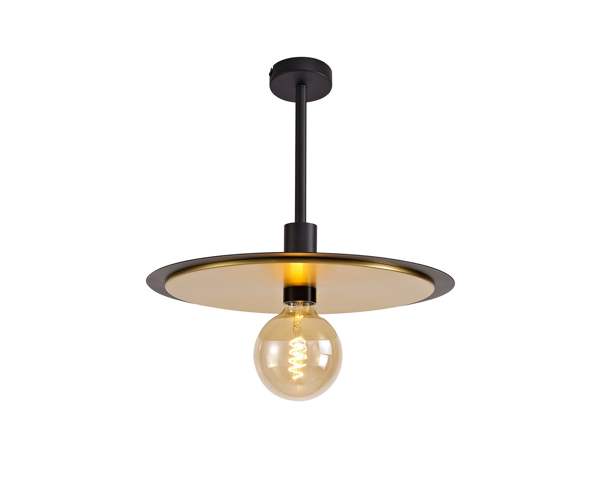 Lillie Single 3 In1 Ceiling Flush, Semi-Flush &amp; Pendant Light, EM7657-HSA