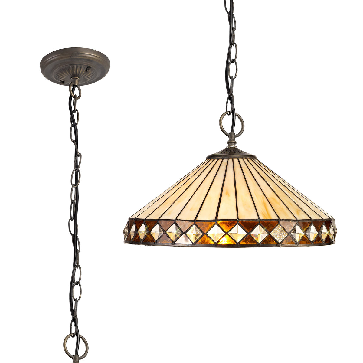 Lincoln 3 Light Downlighter Pendant  EM2320-KHSA