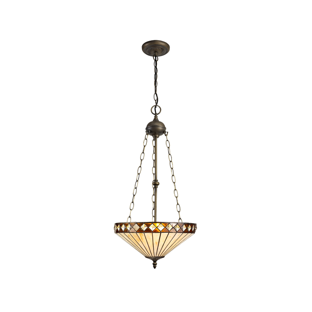 Lincoln 3 Light Uplighter Pendant  EM4320-KHSA