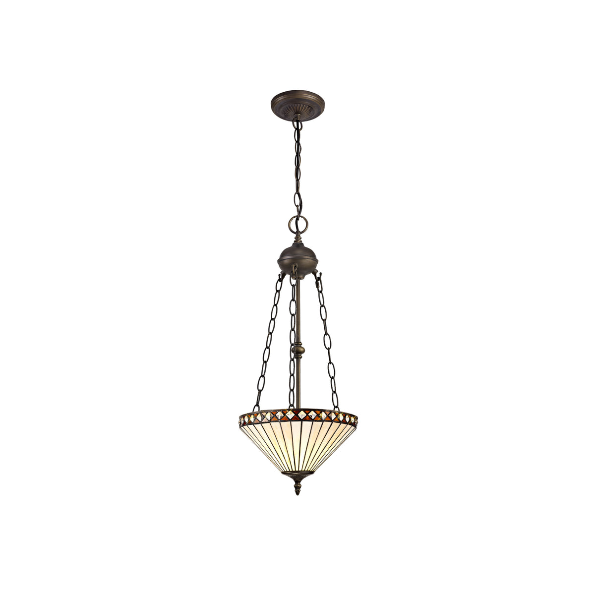 Lincoln 2 Light Uplighter Pendant  EM5220-KHSA