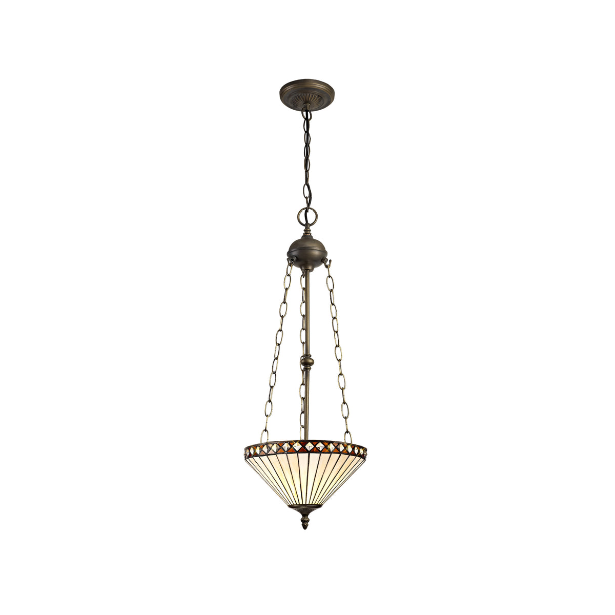 Lincoln 3 Light Uplighter Pendant  EM6220-KHSA