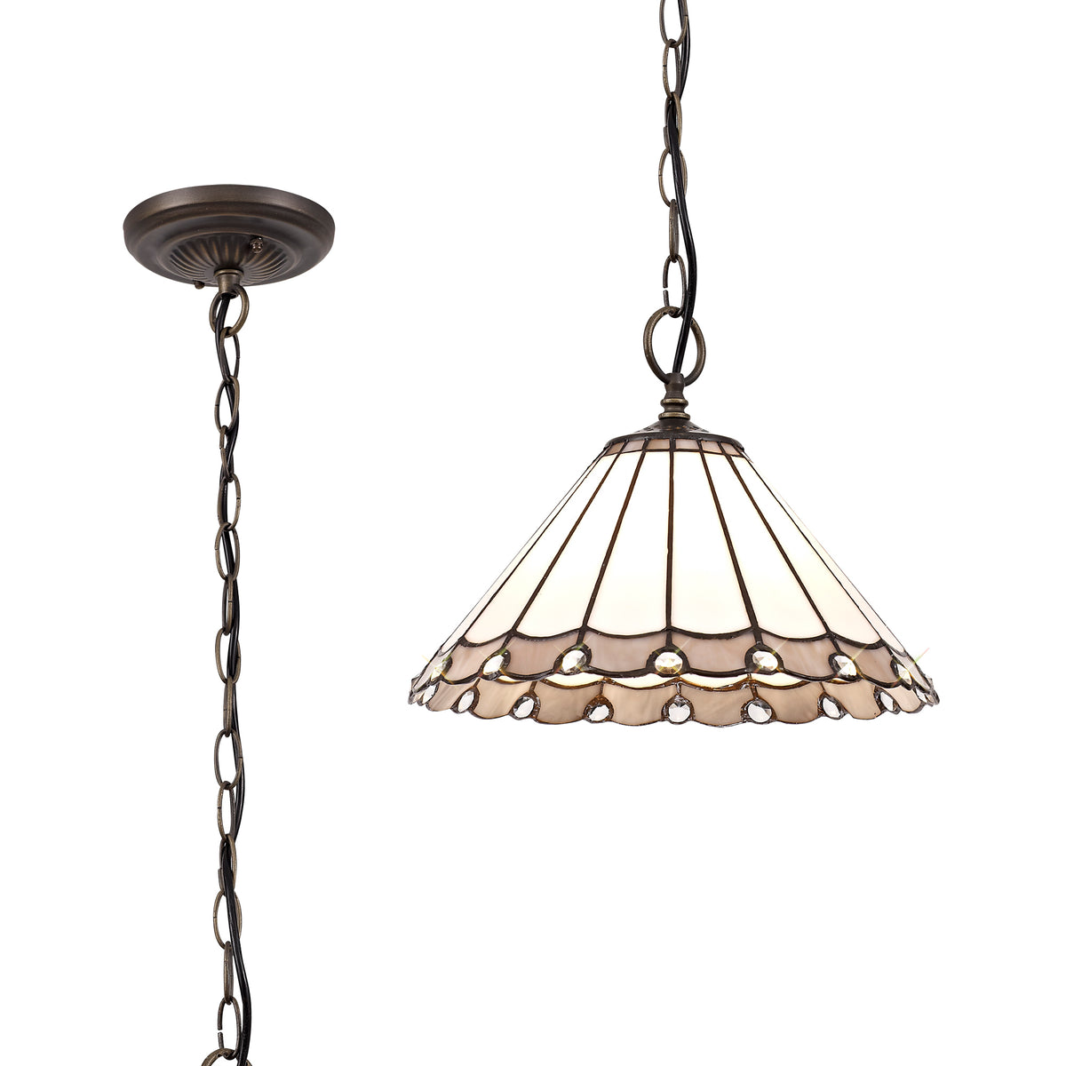 Loren 1 Light Downlighter Pendant  EM0330-KHSA