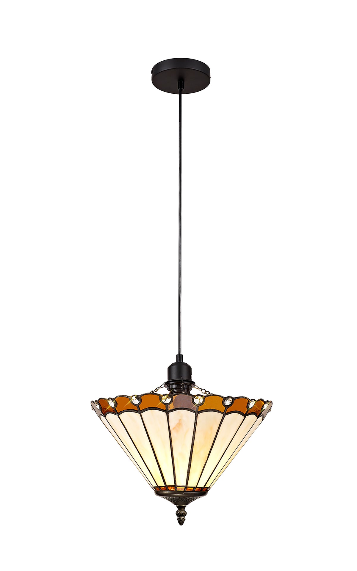 Loren 1 Light Uplighter Pendant  EM0620-KHSA