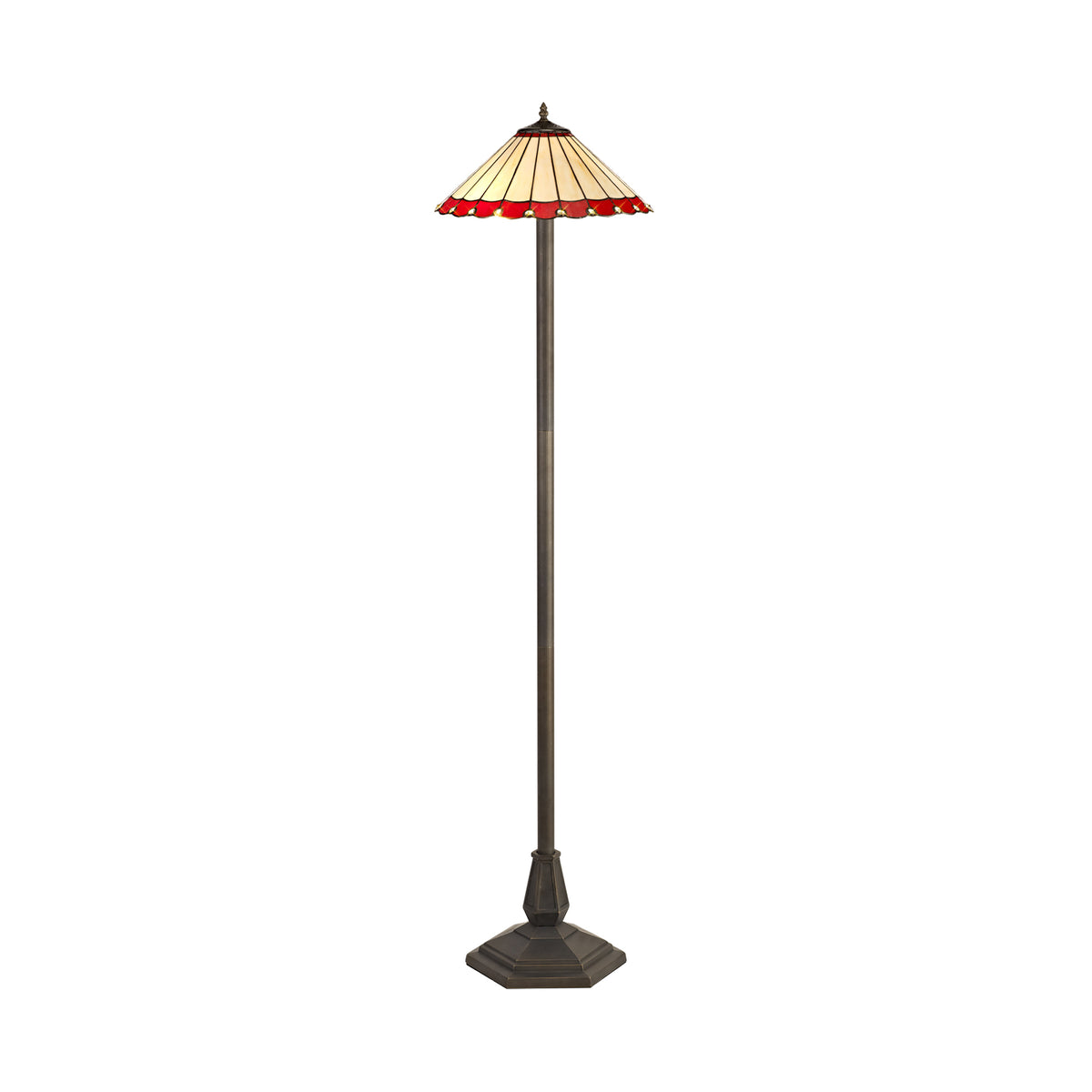 Loren 2 Light Octagonal Floor Lamp  EM1030-KHSA