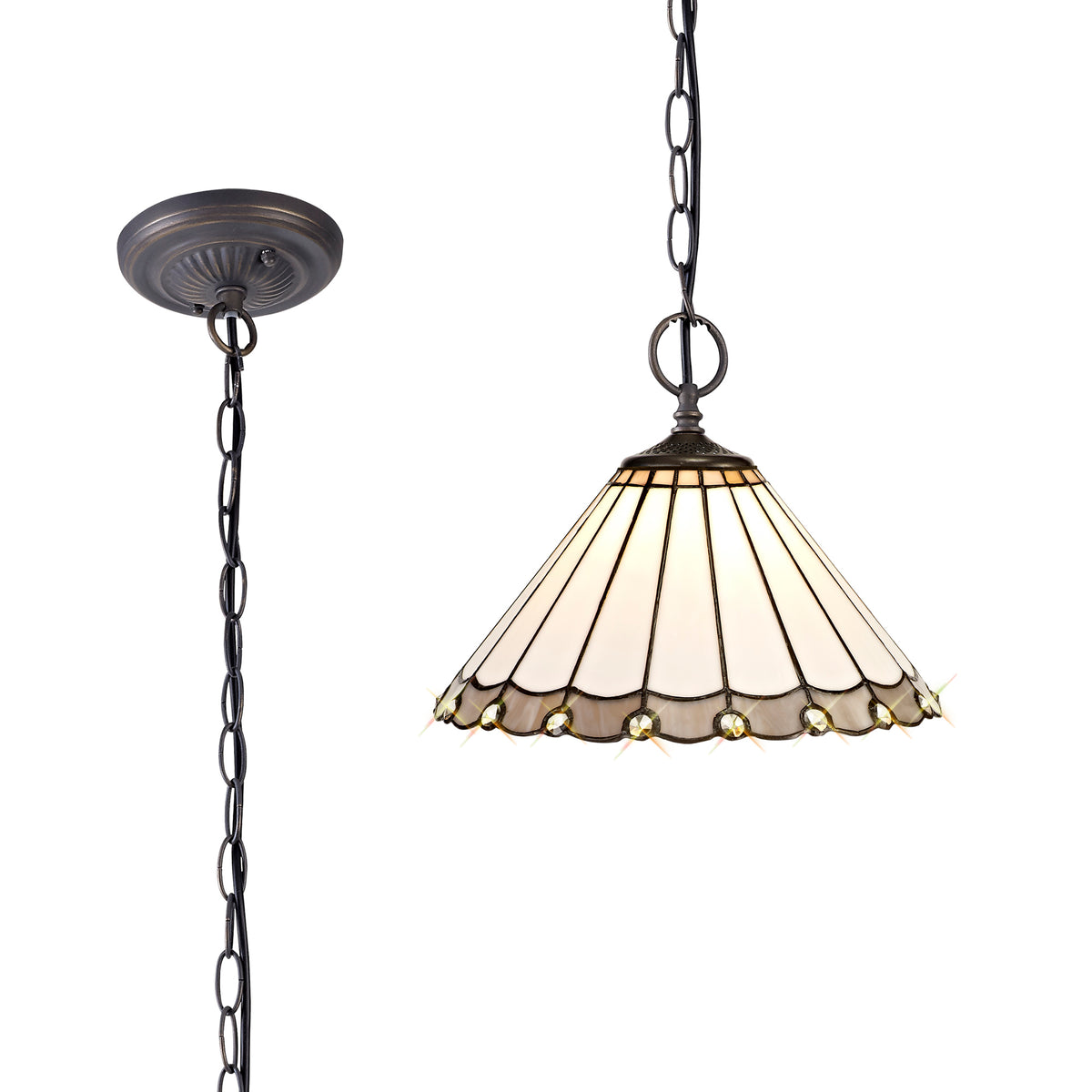Loren 2 Light Downlighter Pendant  EM1330-KHSA