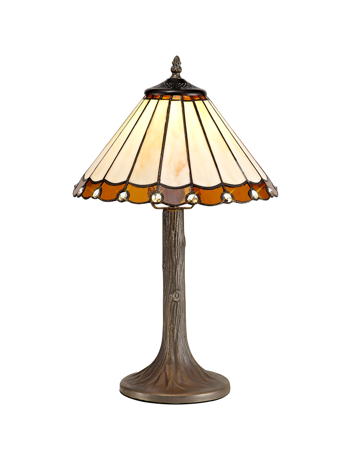 Loren 1 Light Tree Like Tiffany Table Lamp EM1620-KHSA