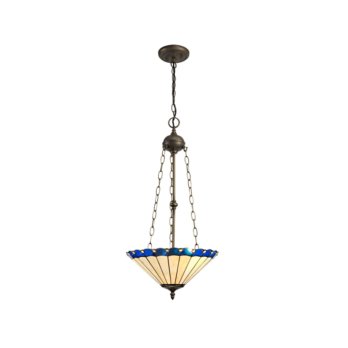Loren 3 Light Uplighter Pendant EM2230-KHSA