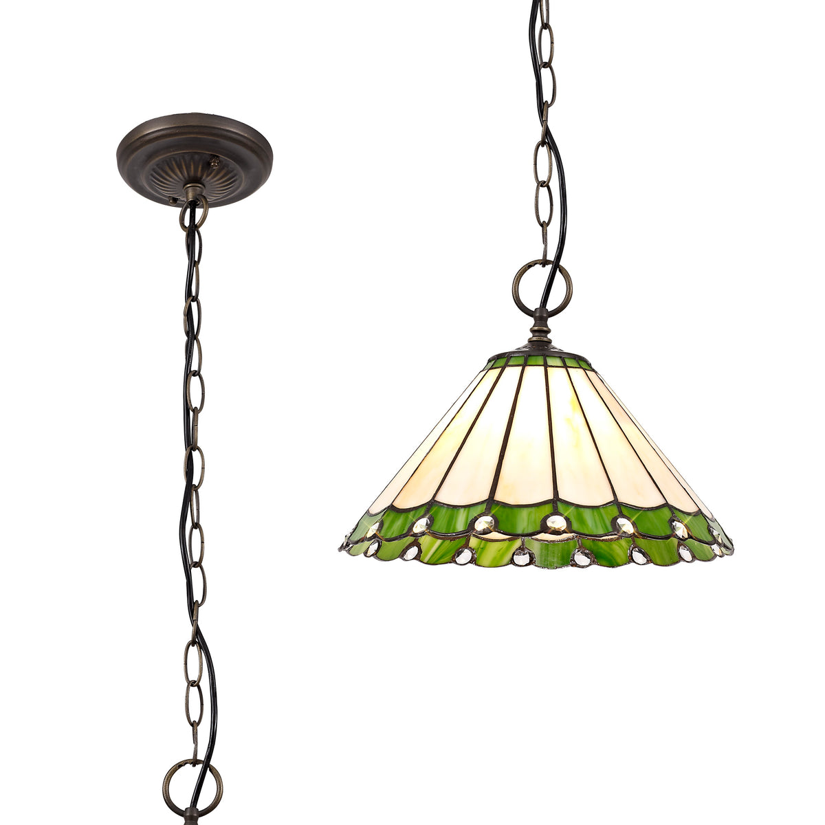 Loren 1 Light Downlighter Pendant  EM2420-KHSA