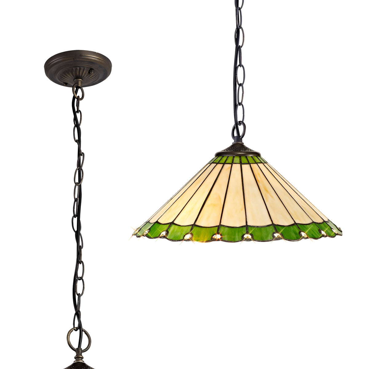 Loren 1 Light Downlighter Pendant EM2520-KHSA
