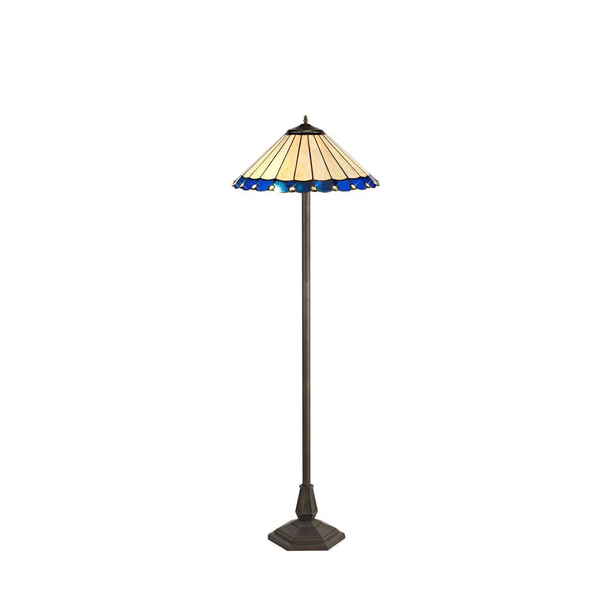 Loren 2 Light Octagonal Floor Lamp  EM3230-KHSA