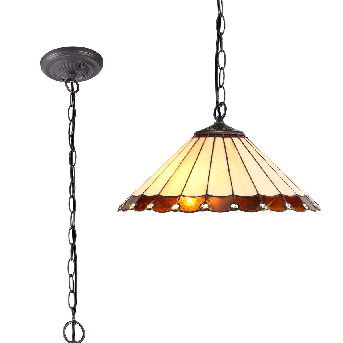 Loren 1 Light Downlighter Pendant  EM4720-KHSA