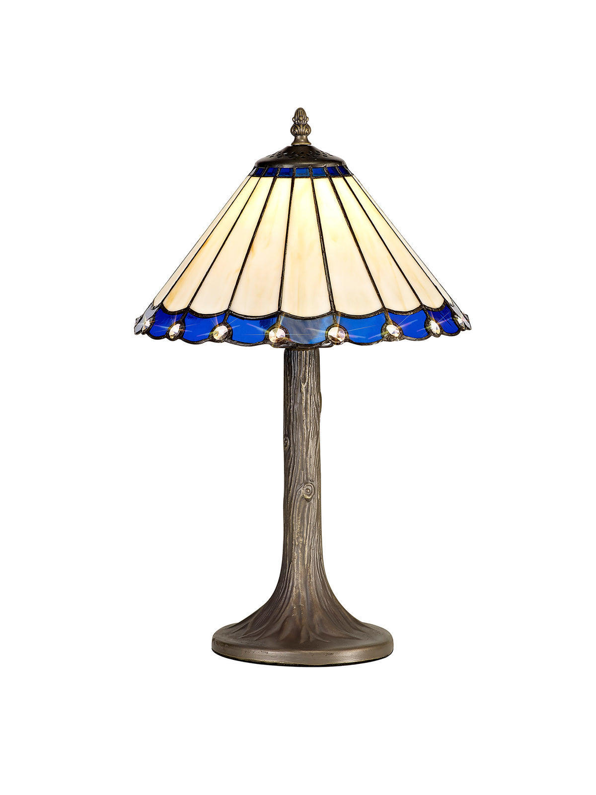 Loren 1 Light Tree Like Tiffany Table Lamp  EM5030-KHSA