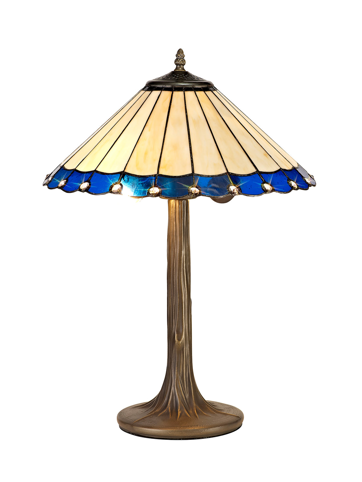Loren 2 Light Tree Like Tiffany Table Lamp  EM5130-KHSA