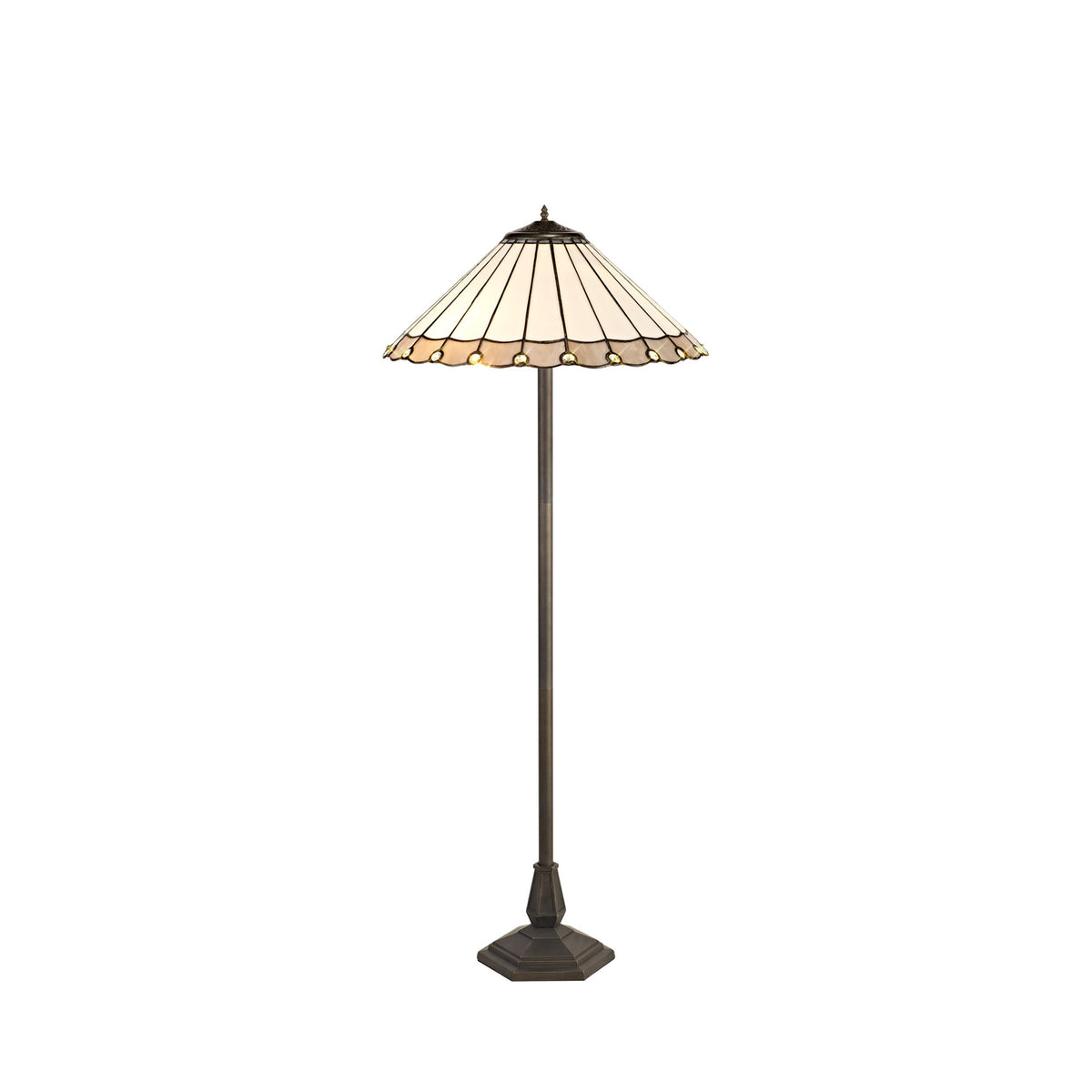 Loren 2 Light Octagonal Floor Lamp  EM5430-KHSA
