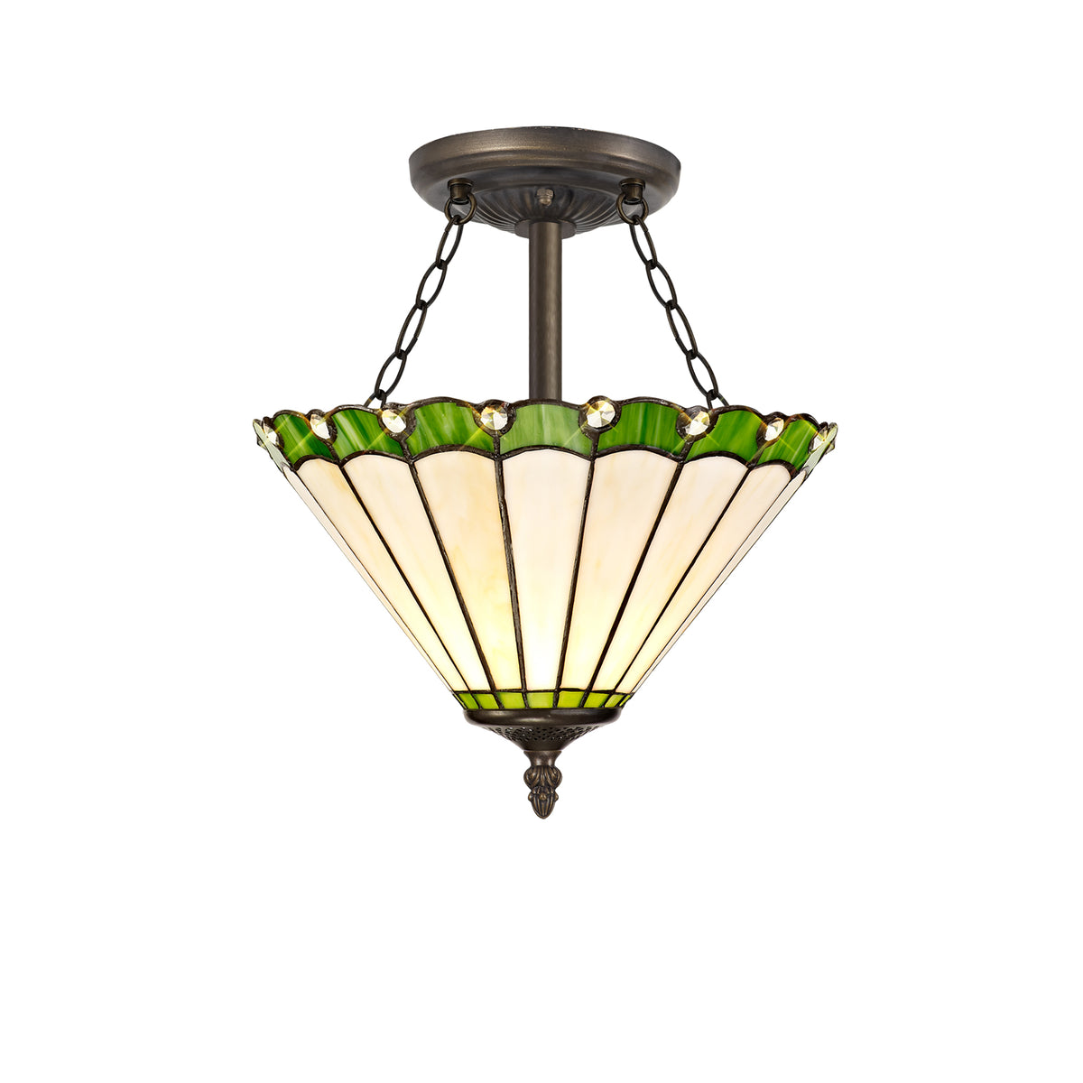Loren 3 Light Semi Ceiling  EM6420-KHSA