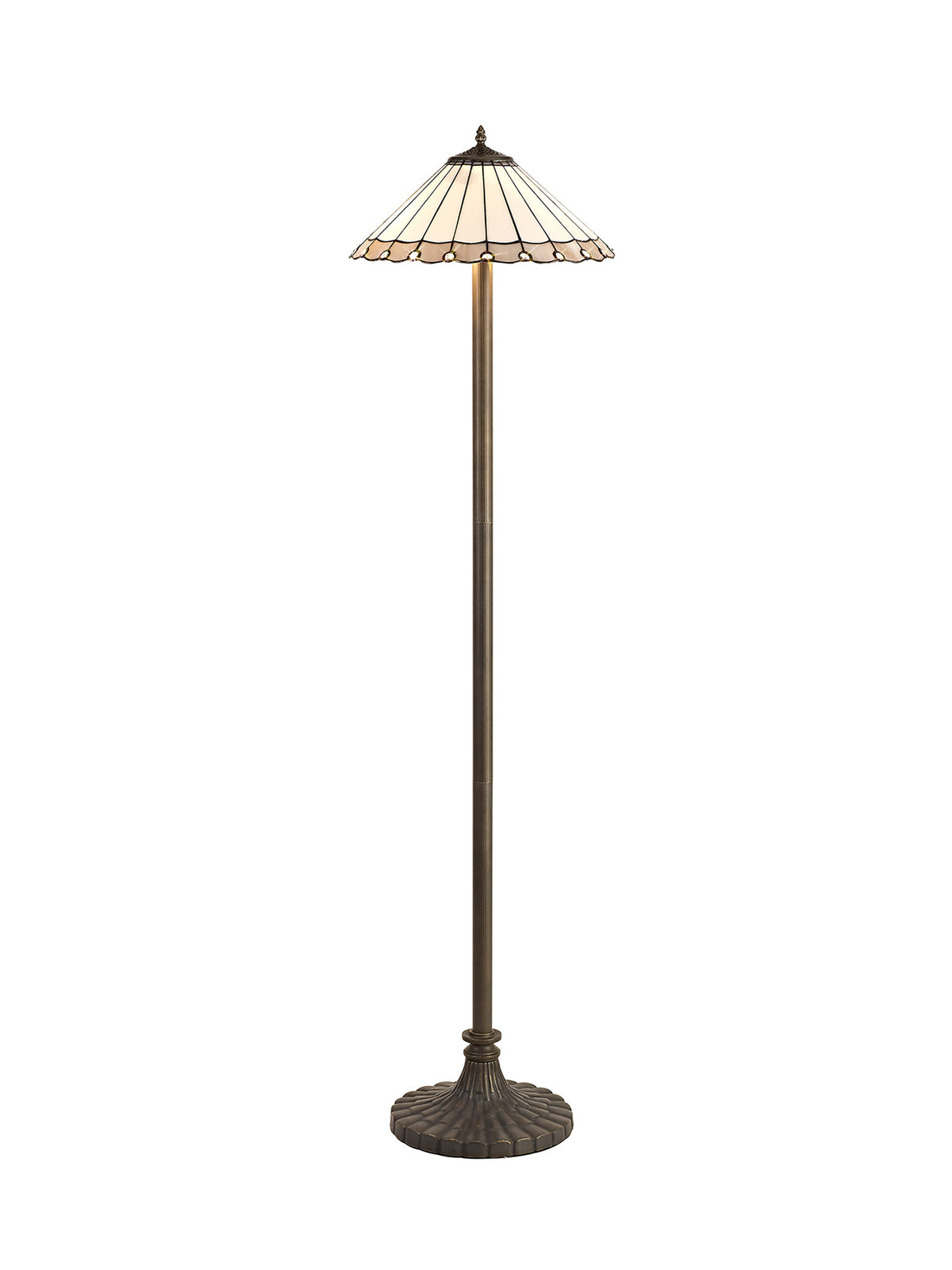 Loren 2 Light Stepped Design Floor Lamp  EM7430-KHSA