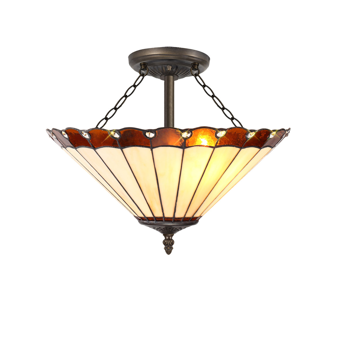 Loren 3 Light Semi Ceiling EM7720-KHSA